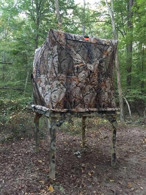 Elevated Ground Blind Deer Hunting Blinds Quail Hunting Hunting