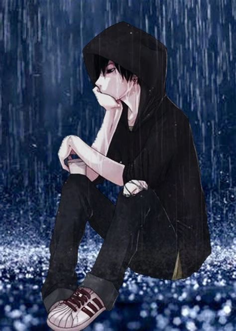 Depressed Anime Guy Smoking Pinterest Image 1332833 On Favim Com