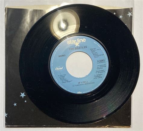The Beatles And I Love Her If I Fell 45 Usa Capitol Star Line 1981 M Ebay