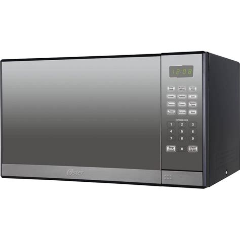 Oster Cu Ft Stainless Steel With Mirror Finish Microwave Oven