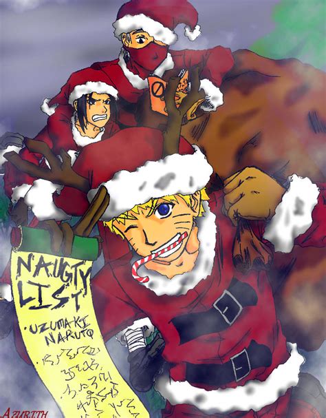 Naruto Christmas By Azurith On Deviantart