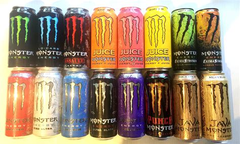 Monster Energy Drink Flavors List