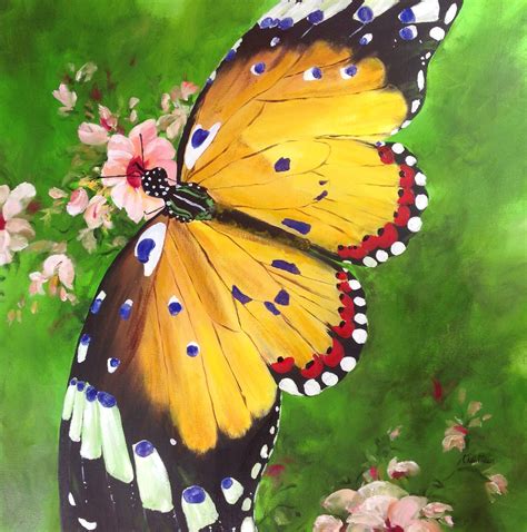 Beautiful Butterfly By Cheri Miller Whimsical Paintings Whimsical Art