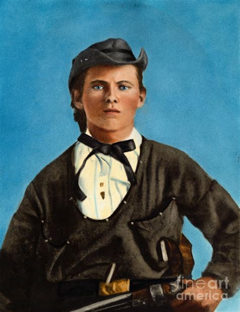 Outlaw Jesse James Holding Rifle By Bettmann