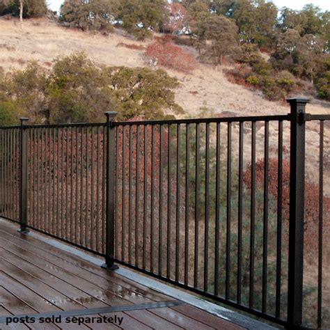 Fe26 Prefabricated Wrought Iron Deck Railing Panel By Fortress Railing