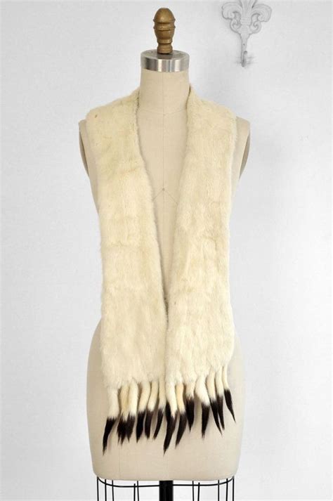 gorgeous 1920 s ermine fur stole scarf wrap collar etsy ermine fur stole scarf fur stole