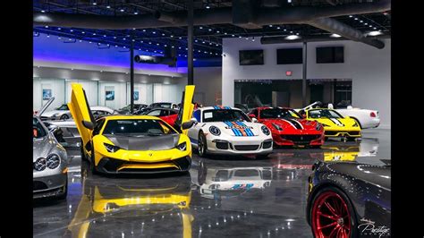 Most Expensive Supercar Showroom Worlds Best Exotic Cars Drive By At