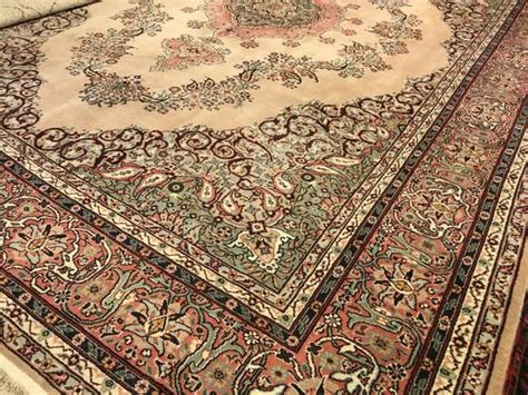 Hellbeige teppich menge in m ². Großen persischen Stil Vintage türkischen Teppich • Schöne ...