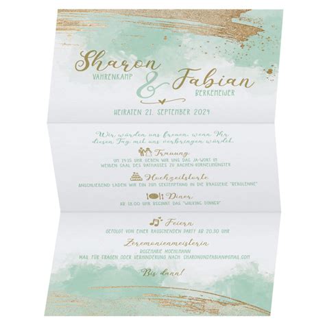 Die zarten aquarell blumen, die klammer & die. Einladungskarten Hochzeit Mit Palmen Und Gold : Einladungskarten Hochzeit Mit Palmen Und Gold ...