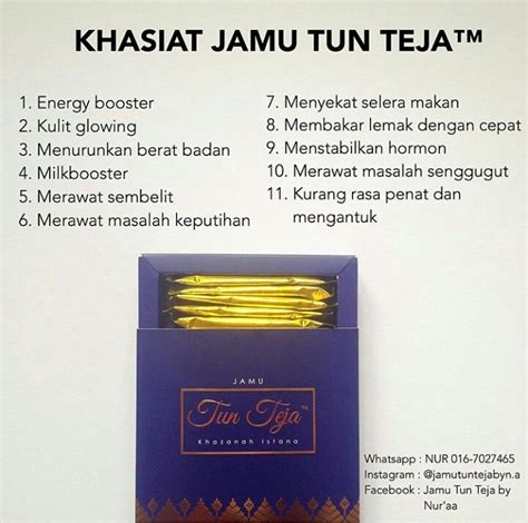 Jamu tun teja™ offers health benefits tailored for women in one small gold sachet. JAMU TUN TEJA - KESEMPURNAAN SETIAP WANITA