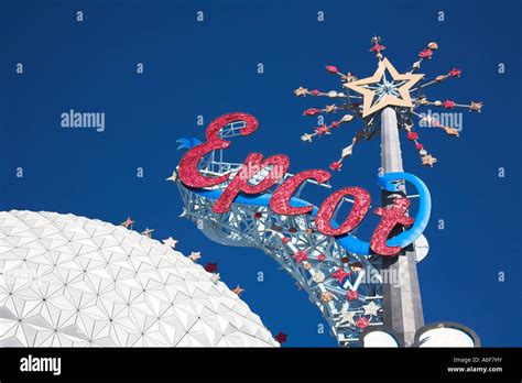 Spaceship Earth Logo Sign Epcot Hi Res Stock Photography And Images Alamy