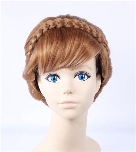 Frozen inspired annas coronation hairstyle tutorial | a cutegirlshairstyles disney exclusive. wg32 movie Frozen Anna coronation Custom Wig Cosplay ...