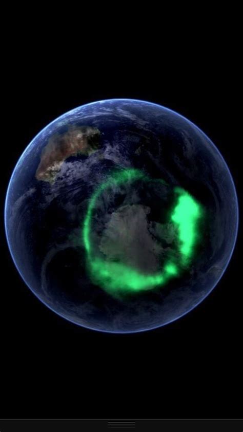 Aurora Lights Seen From Space Earth From Space Aurora Borealis From