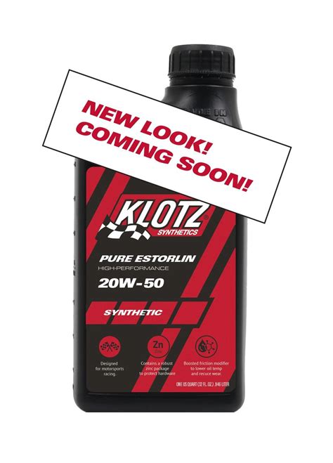 Klotz™ Pure Estorlin® Racing Synthetic Engine Lubricant