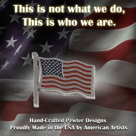American Flag Waving Pin A173 Patriotic Usa Patriot Pride Lapel