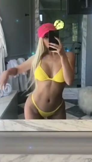 Kylie Jenner Yellow Bikini The Hollywood Gossip