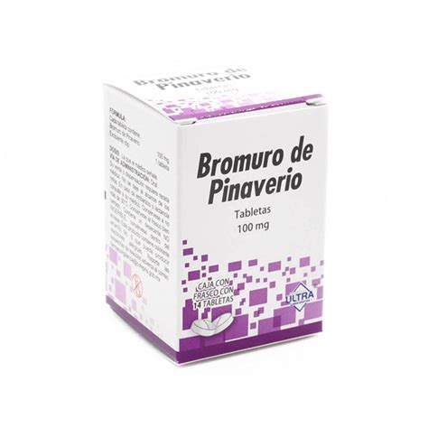 Bromuro De Pinaverio 100 Mg Grageas Caja Con 14 Tabletas Ultra