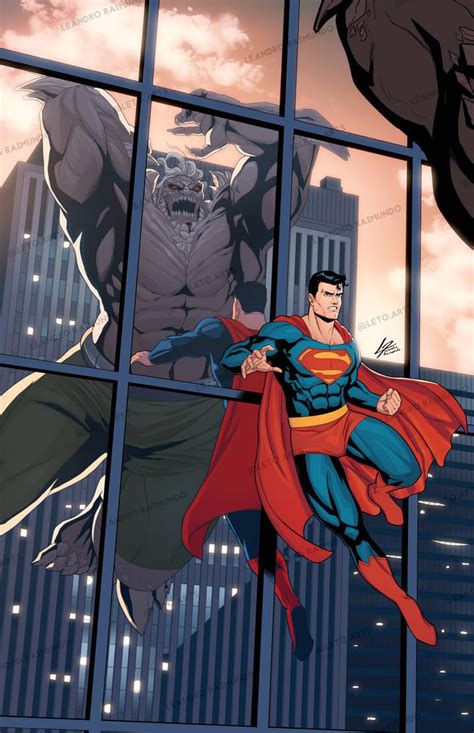 Artwork Superman Vs Doomsday By Letoart Rdccomics