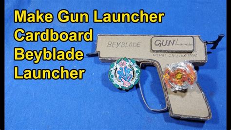 How To Make A Cardboard Beyblade And Launcher