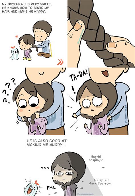 30 Funny And Relatable Relationship Comics By The Potato Couple Demilked