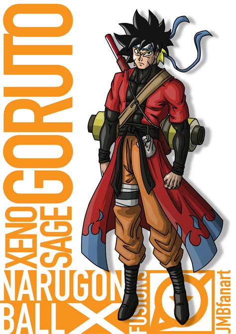 Xeno Sage Goruto Xeno Goku Sage Naruto Fusion By Jmbfanart On