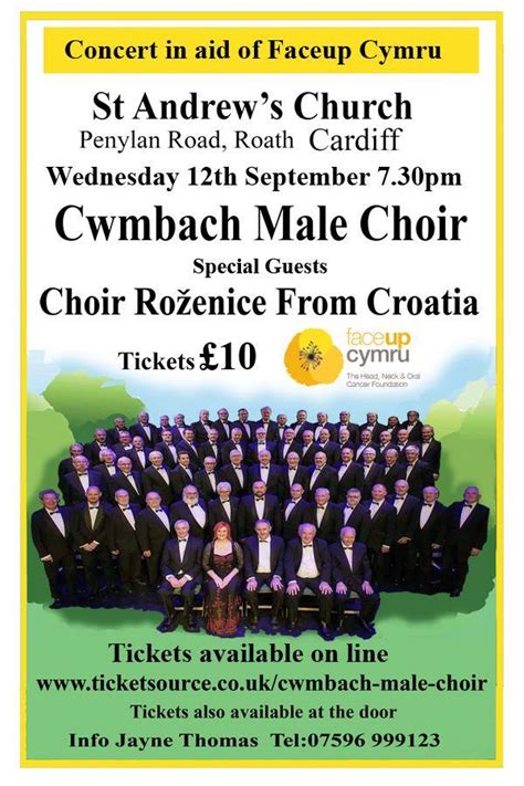 Cwmbach Male Choir This Wednesday Faceup Cymru