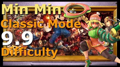 Super Smash Bros. Ultimate - Classic Mode - (9.9 Difficulty) (Min Min