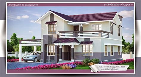 Beautiful Kerala Home Plans At 2015 Sqft