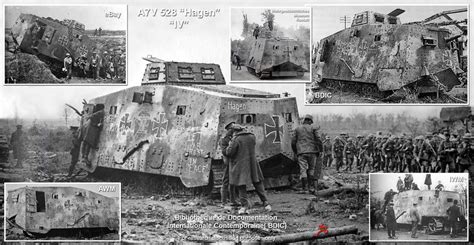 Various Views Of A7v 528 Hagen France 1918 And Later In B Flickr