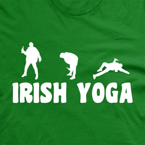 Shop Funny Drinking Apparel Irish Yoga Guerrilla Tees
