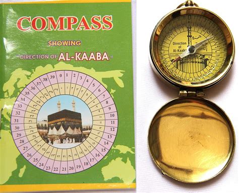 Qibla Direction Magnetic Compass For Kaaba Islamic Prayersnamaz