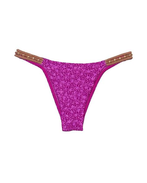 Vix Gya Lotus Kendra Bikini Bottom In Purple Lyst