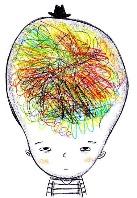 Messy Brain Brain Art Brain Illustration Brain Drawing