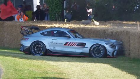 AMG GT Track Series CRASHES At Goodwood Festival Of Speed YouTube