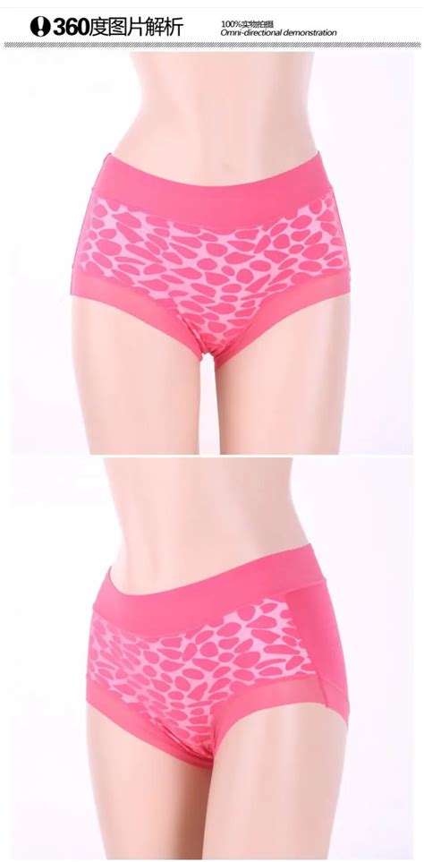 Plus Size Xxxl 3xl Women Dot Print Underwear 100 Bamboo Fiber Underpants Comfortsoft Bamboo