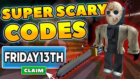 Friday The 13th New Survive The Killer Codes Roblox Youtube
