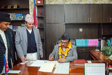 in pics newly appointed ministers take oath nepalnews