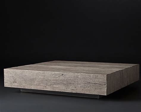 Ideal for minimalist or contemporary spaces, the plinth coffee table from adds chic style to residential spaces like living rooms and commercial spaces such as waiting areas. RH, Plinth Coffee Table | Coffee table, Table, Decor