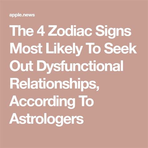 The 4 Zodiac Signs Most Likely To Seek Out Dysfunctional Relationships According To Astrologers