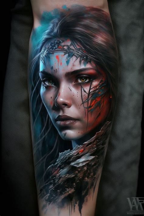 Tattoo Mystic Girl In Realism On The Forearms World Famous Tattoo Ink