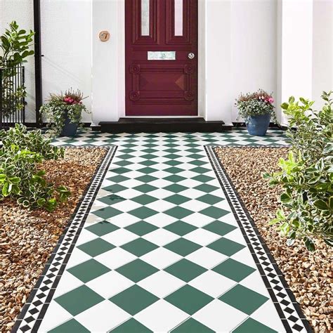 Grey Victorian Floor Tiles Outdoor Enstone Grey Outdoor Slab Tile