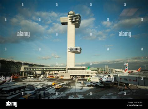 Control Tower From The John Fitzgerald Kennedy Airport From New York