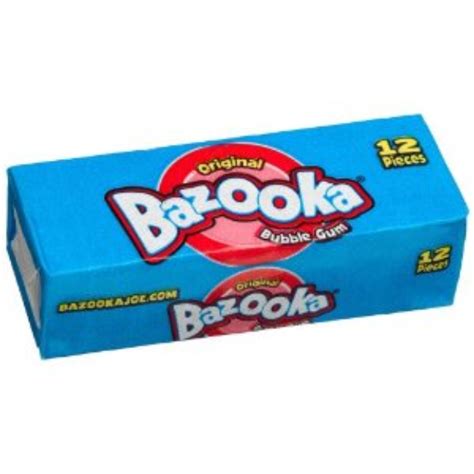 Im Learning All About Bazooka Original Bubble Gum 1 Case At