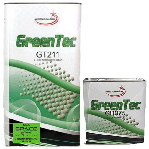 Gt2115l Greentec 21 Clear Coat Space City Auto Color