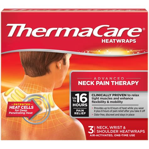 Thermacare Advanced Neck Pain Therapy Shoulder Pain Relief Patches