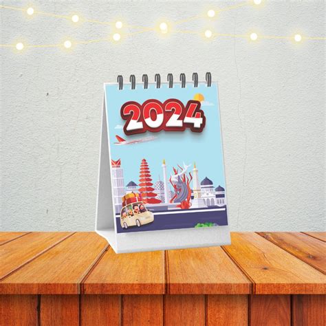 Jual Kalender 2024 Mini Kalender Meja Mini Kalender Meja Estetik 2024