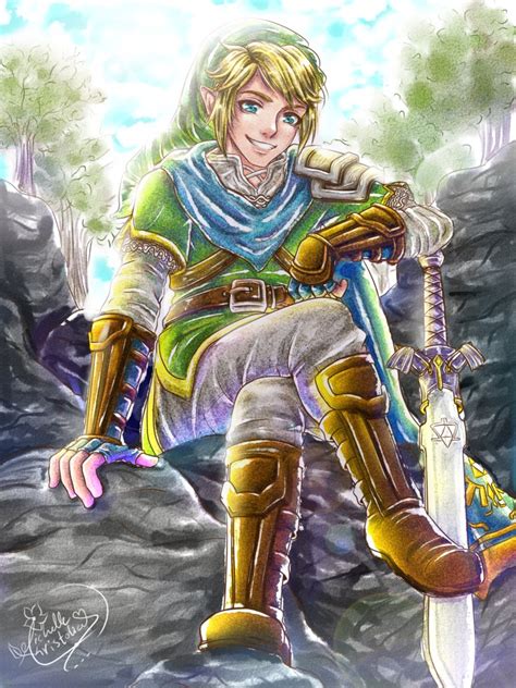 Link The Legend Of Zelda Fan Art By Michelle Kristolia D9rzz4s Hyrule