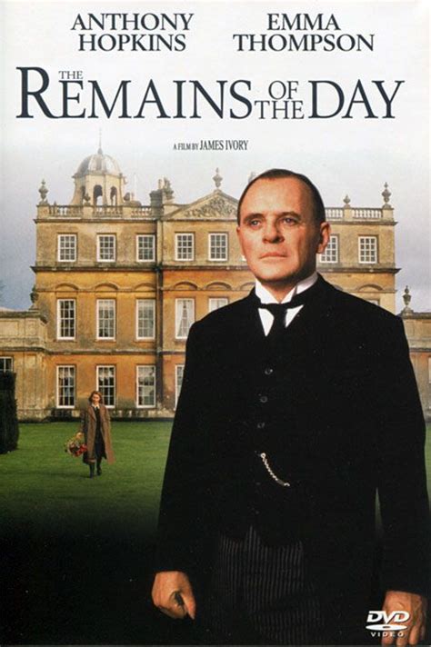 Remains Of The Day Anthony Hopkins Emma Thompson Dvd Insert Poster