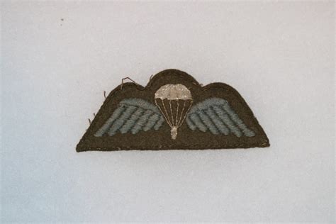 Used Original British Army Ww2 Airborne Parachute Qualification Wing 5