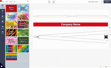 Custom Lanyard Designs Templates